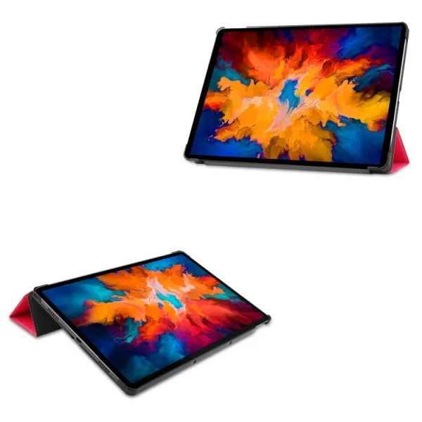 LEATHER Zaklápací obal Lenovo Tab P11 Pro (TB-XJ706F) červený