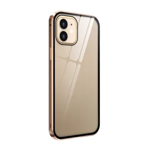 Magnetický kryt 360° Apple iPhone 12 mini zlatý