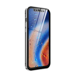 Magnetický kryt 360° Apple iPhone 12 Pro Max strieborný