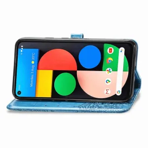 ART Peňaženkový kryt Google Pixel 4a 5G ORNAMENT modrý