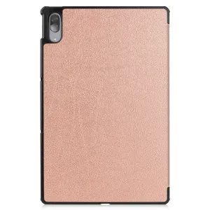 LEATHER Zaklápací obal Lenovo Tab P11 Pro (TB-XJ706F) ružový