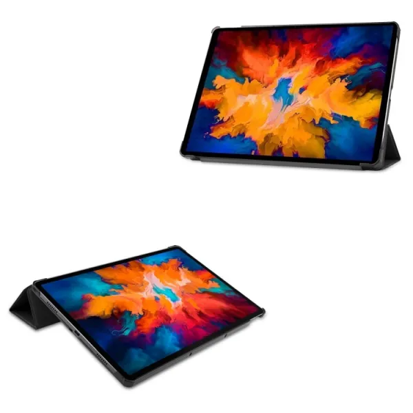 LEATHER Zaklápací obal Lenovo Tab P11 Pro (TB-XJ706F) tmavomodrý