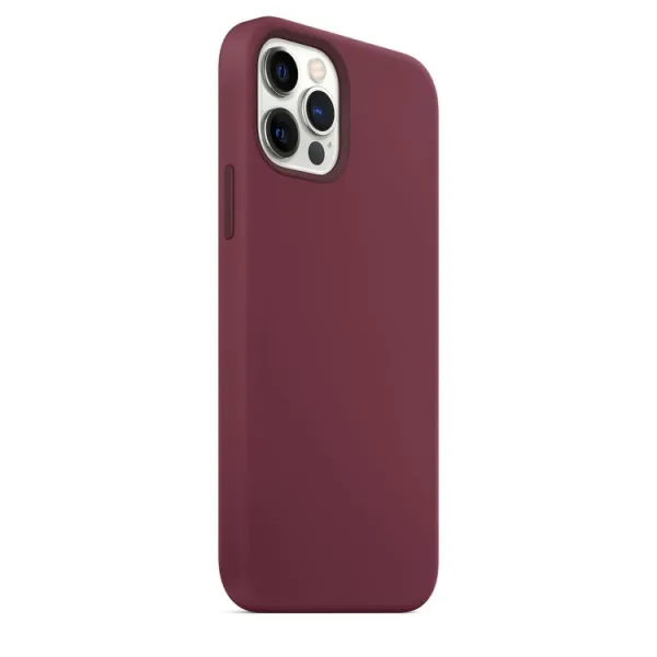 RUBBER MAGSAFE Kryt Apple iPhone 12  Pro Max bordový
