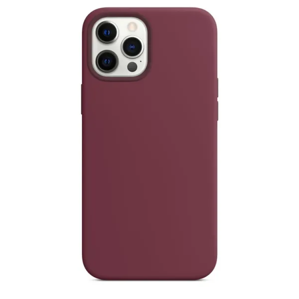 RUBBER MAGSAFE Kryt Apple iPhone 12  Pro Max bordový