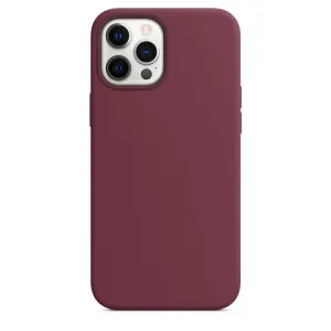 RUBBER MAGSAFE Kryt Apple iPhone 12  Pro Max bordový