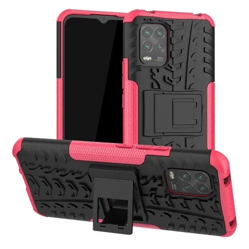 STAND Extra odolný obal Xiaomi Mi 10 Lite ružový
