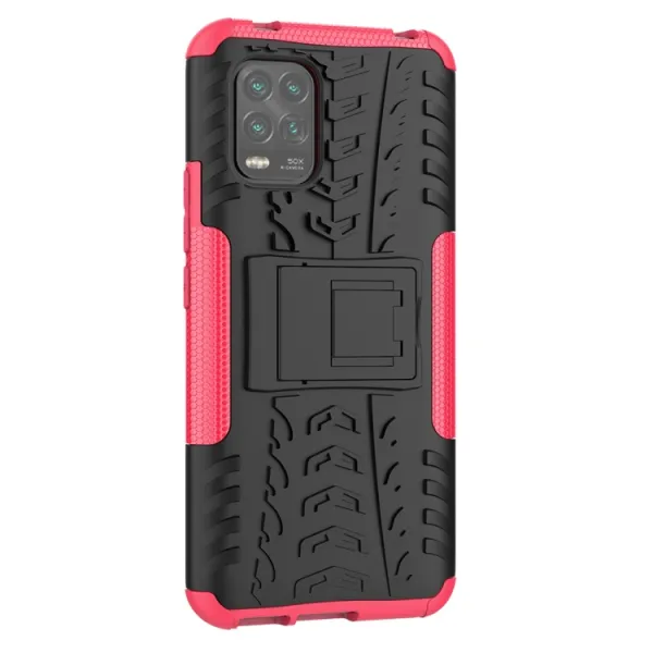 STAND Extra odolný obal Xiaomi Mi 10 Lite ružový