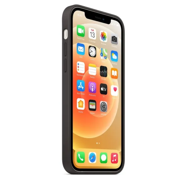RUBBER MAGSAFE Kryt Apple iPhone 12  Pro Max čierny