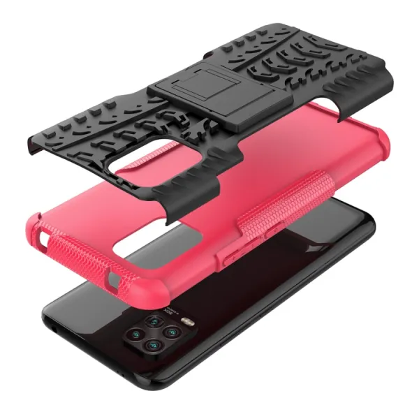 STAND Extra odolný obal Xiaomi Mi 10 Lite ružový