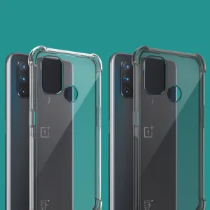 IMAK Ochranný silikónový kryt + fólia OnePlus Nord N100 čierny