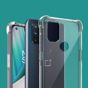 IMAK Ochranný silikónový kryt + fólia OnePlus Nord N10 5G čierny