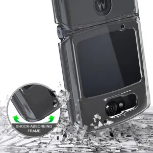 SHOCK Extra odolný kryt Motorola Razr 5G priehľadný