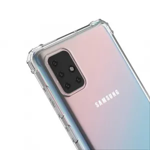 MG Anti Shock Military silikónový kryt na Samsung Galaxy M31s, priesvitný
