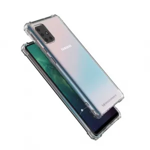 MG Anti Shock Military silikónový kryt na Samsung Galaxy M31s, priesvitný