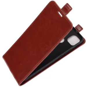 Vyklápacie puzdro Motorola Moto G9 Power hnedé