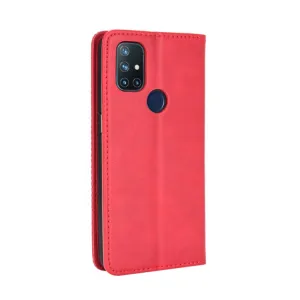 BUSINESS Peňaženkový kryt OnePlus Nord N10 5G červený
