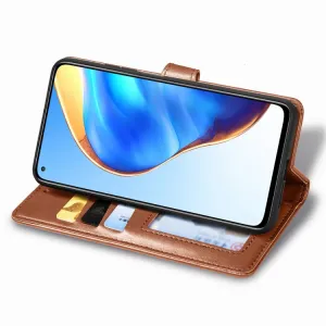 LEATHER BUCKLE Peňaženkový obal Xiaomi Mi 10T / Mi 10T Pro hnedý