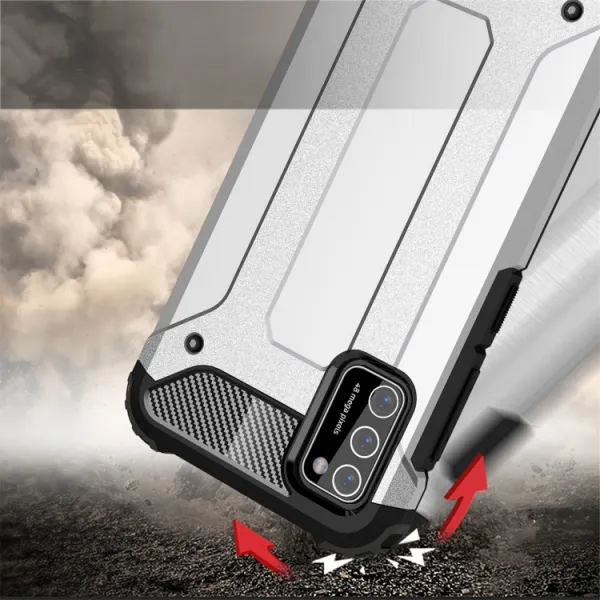 TOUGH Ochranný kryt Samsung Galaxy A02s modrý