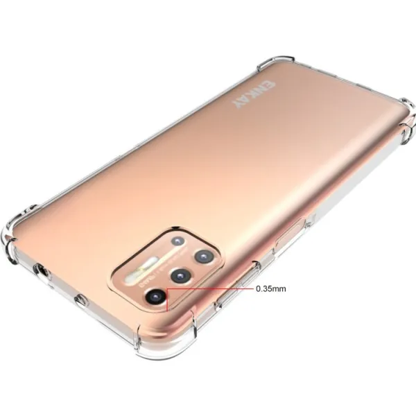 ENKAY Priehľadný obal + Tvrdené sklo Motorola Moto G9 Plus