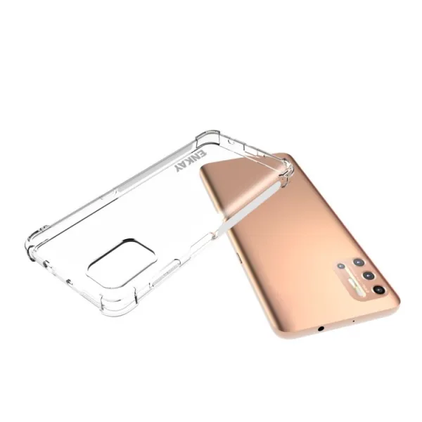 ENKAY Priehľadný obal + Tvrdené sklo Motorola Moto G9 Plus