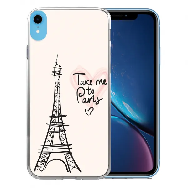 MY ART Ochranný kryt Apple iPhone XR PARIS (057)