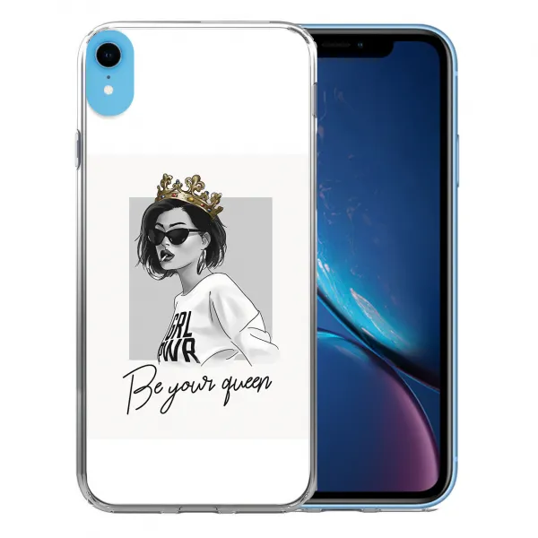 MY ART Ochranný kryt Apple iPhone XR QUEEN (139)