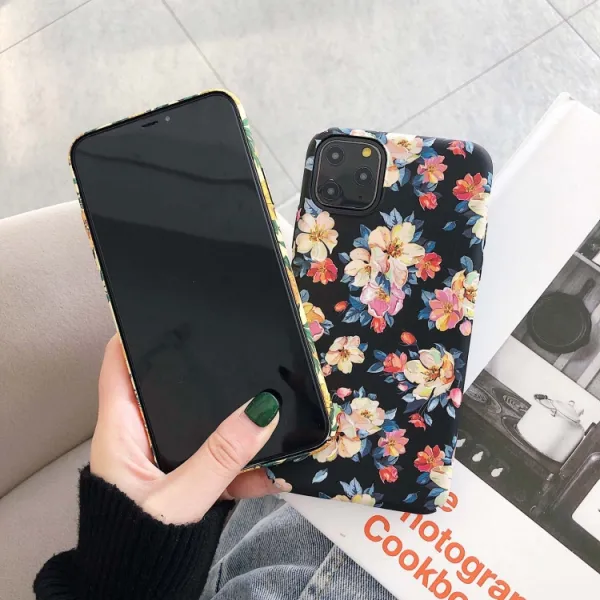 PAINTING Ochranný kryt Apple iPhone 11 Pro Max čierny