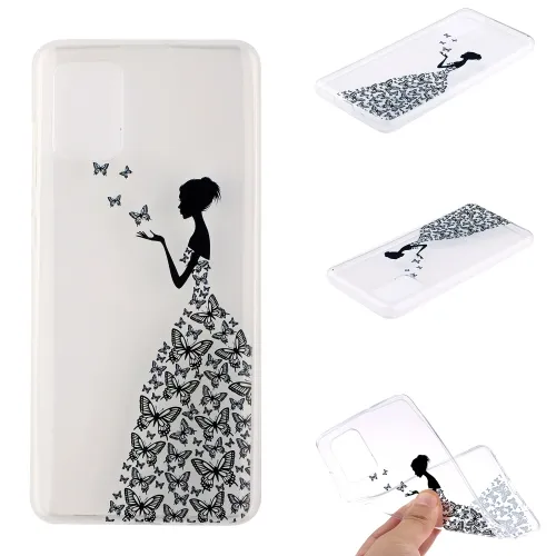 ART Silikónový kryt Huawei P Smart 2021 BUTTERFLY GIRL