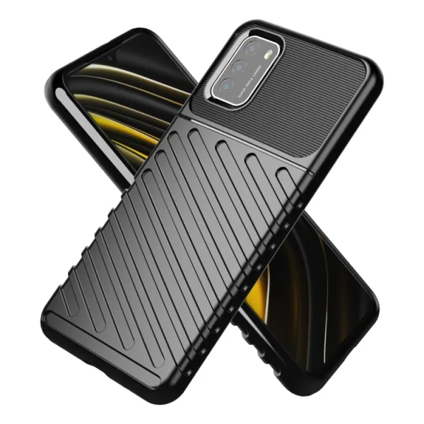 THUNDER Ochranný kryt Xiaomi Poco M3 modrý