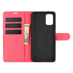 LITCHI Peňaženkový kryt Xiaomi Poco M3 červený