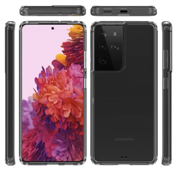 SHOCK Extra odolný kryt Samsung Galaxy S21 Ultra 5G čierny