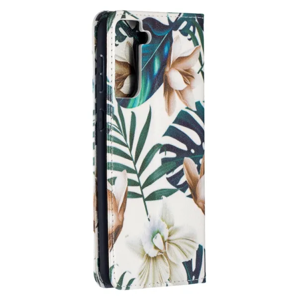 ART Peňaženkový kryt Samsung Galaxy S21 Plus 5G LEAVES