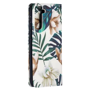 ART Peňaženkový kryt Samsung Galaxy S21 Plus 5G LEAVES