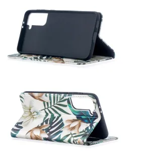 ART Peňaženkový kryt Samsung Galaxy S21 Plus 5G LEAVES