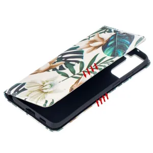 ART Peňaženkový kryt Samsung Galaxy S21 Plus 5G LEAVES