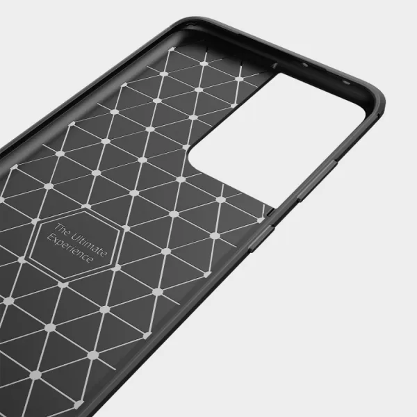 FLEXI TPU Kryt Samsung Galaxy S21 Ultra 5G červený