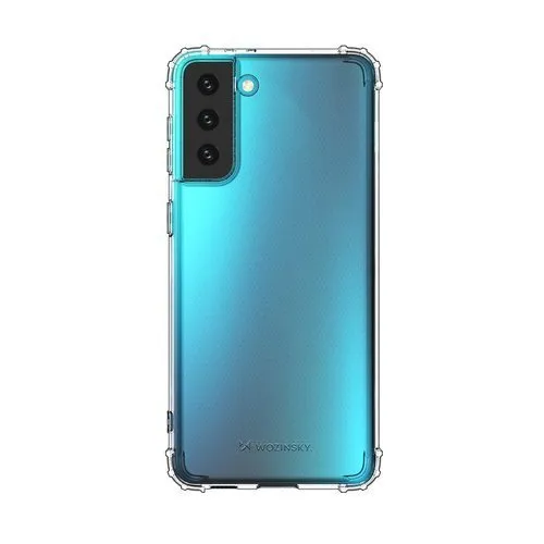 MG Anti Shock Military silikónový kryt na Samsung Galaxy S21 Plus 5G, priesvitný