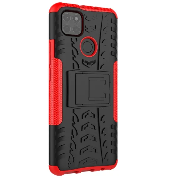 STAND Extra odolný obal Motorola Moto G9 Power červený