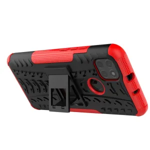 STAND Extra odolný obal Motorola Moto G9 Power červený