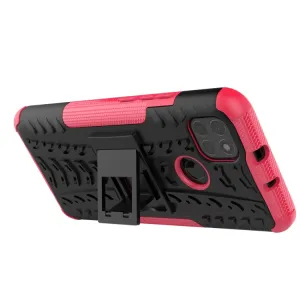 STAND Extra odolný obal Motorola Moto G9 Power ružový