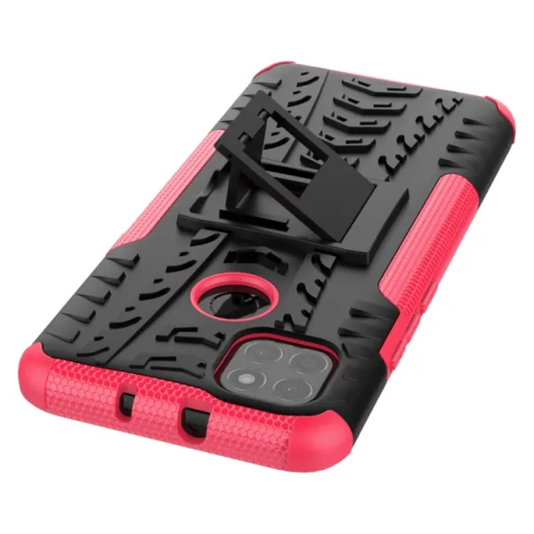 STAND Extra odolný obal Motorola Moto G9 Power ružový