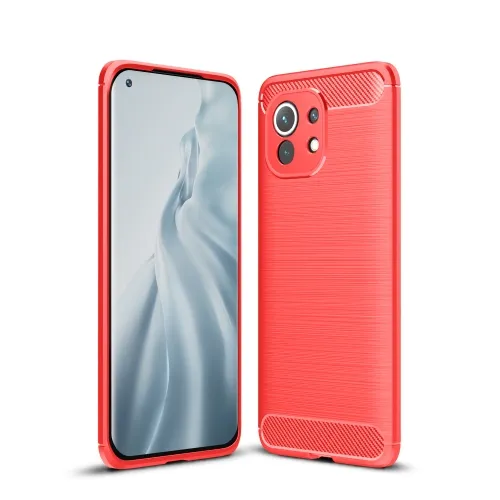 FLEXI TPU Kryt  Xiaomi Mi 11 červený