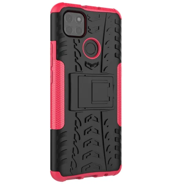 STAND Extra odolný obal Motorola Moto G9 Power ružový