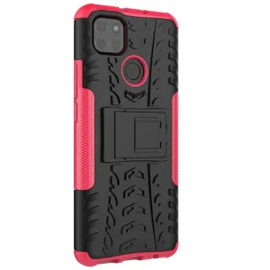 STAND Extra odolný obal Motorola Moto G9 Power ružový