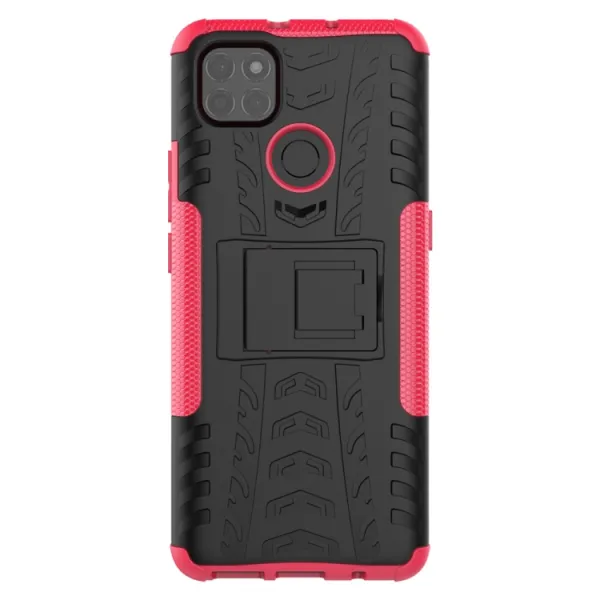 STAND Extra odolný obal Motorola Moto G9 Power ružový