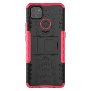 STAND Extra odolný obal Motorola Moto G9 Power ružový