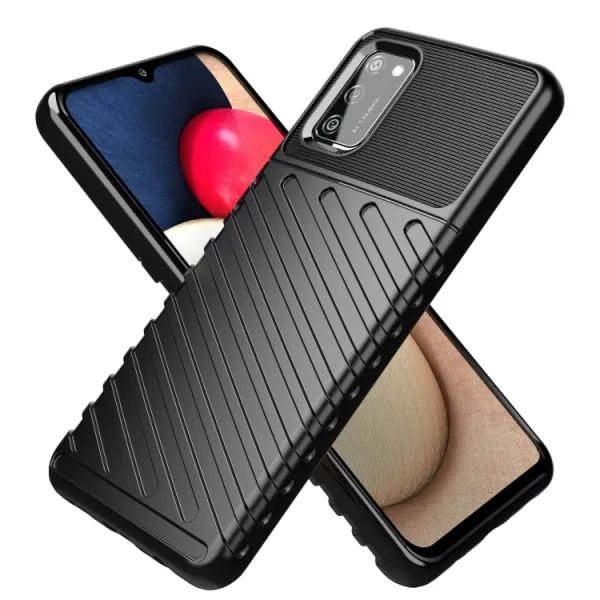 THUNDER Ochranný kryt Samsung Galaxy A02s  modrý