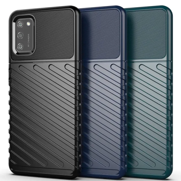 THUNDER Ochranný kryt Samsung Galaxy A02s  modrý