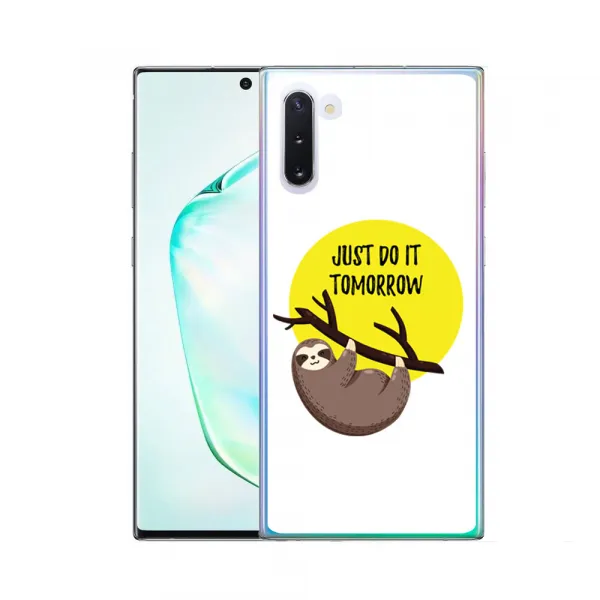 MY ART Ochranný kryt Samsung Galaxy Note 10 SLOTH (188)