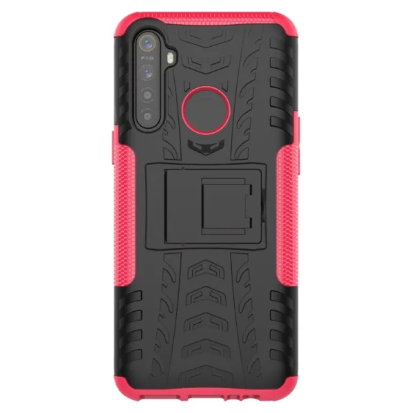 STAND Extra odolný obal Realme 5 ružový